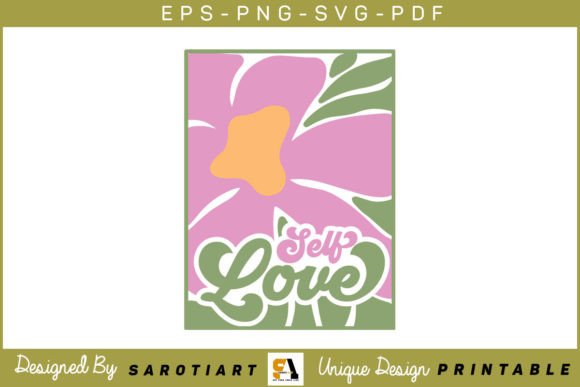 Boho Flower Inspiration SVG PNG Design
