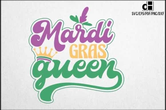 MARDI GRAS QUEEN SVG PNG EPS