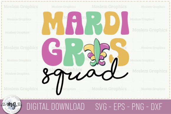 Mardi Gras Squad SVG