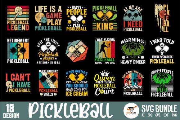 Pickleball SVG Bundle Review