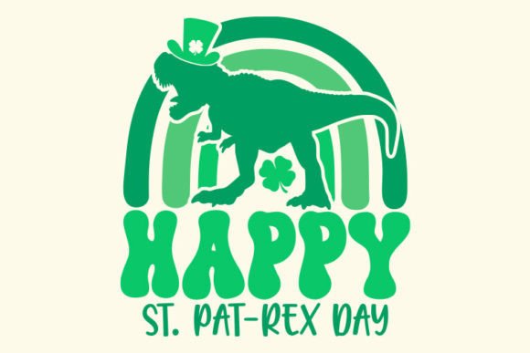 Retro St. Patrick's Day Svg, Happy St