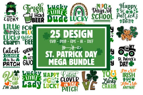 St Patrick's Day SVG Bundle Lucky SVG